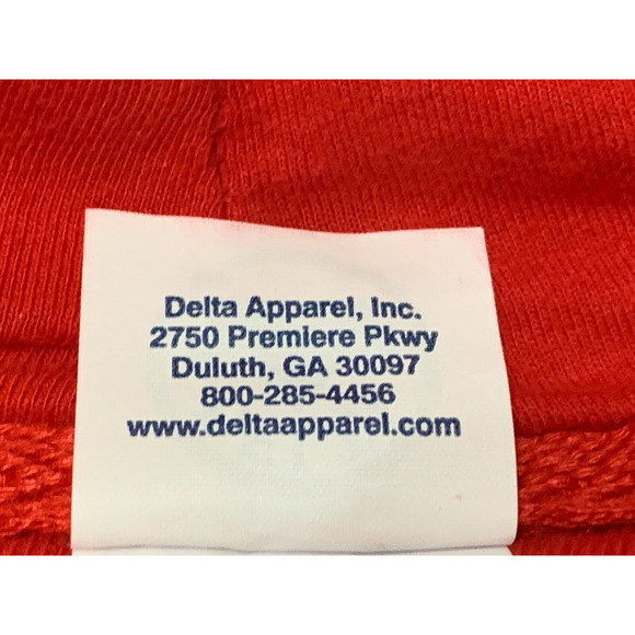 Elephant Hand Painted Unisex Size XL Hoodie Hooded Sweatshirt Red Delta Fleece - Picture 8 of 11
